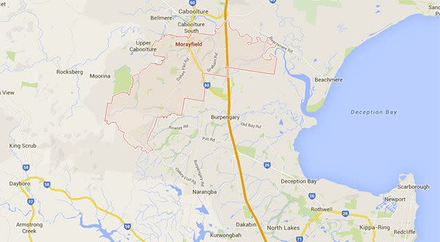 Police investigating after a body was found in a drum in a Morayfield backyard. Source: Google Maps.