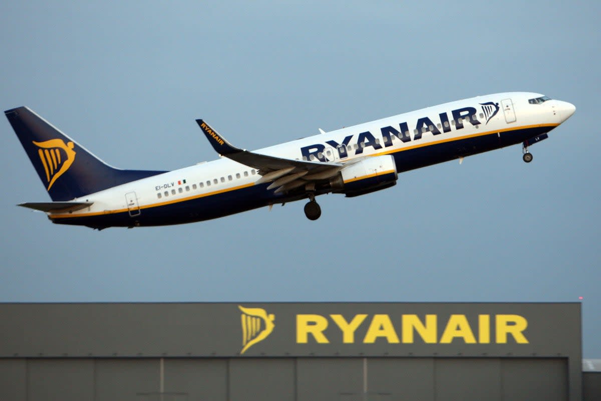 Ryanair is one of the airlines most impacted by the industrial action in France (PA Archive)