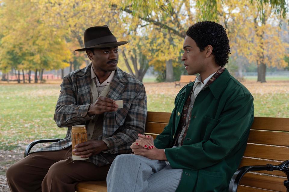 Jelani Alladin, left, and Noah J. Rickets co-star in "Fellow Travelers."