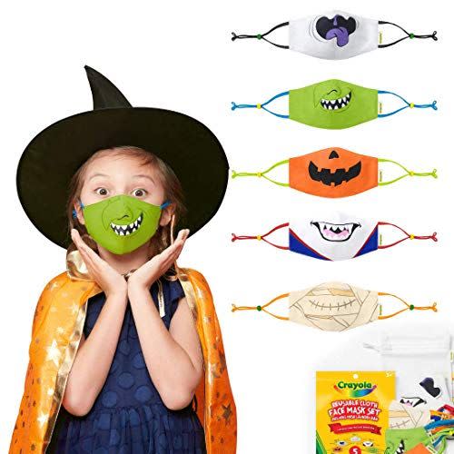 34) Reusable Cloth Kids Face Mask Set