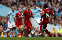 <p>In pictures: Manchester City v Liverpool </p>