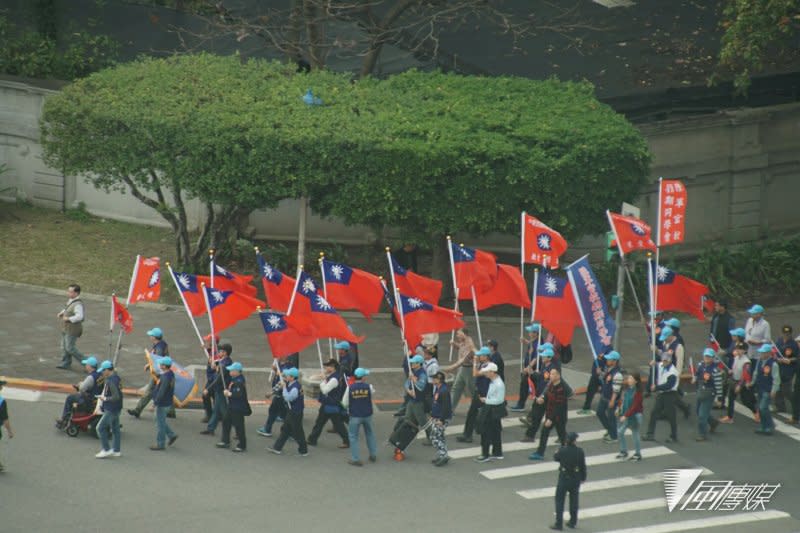 20170311-退休軍人協會、黃復興黨部遊行。(盧逸峰攝)