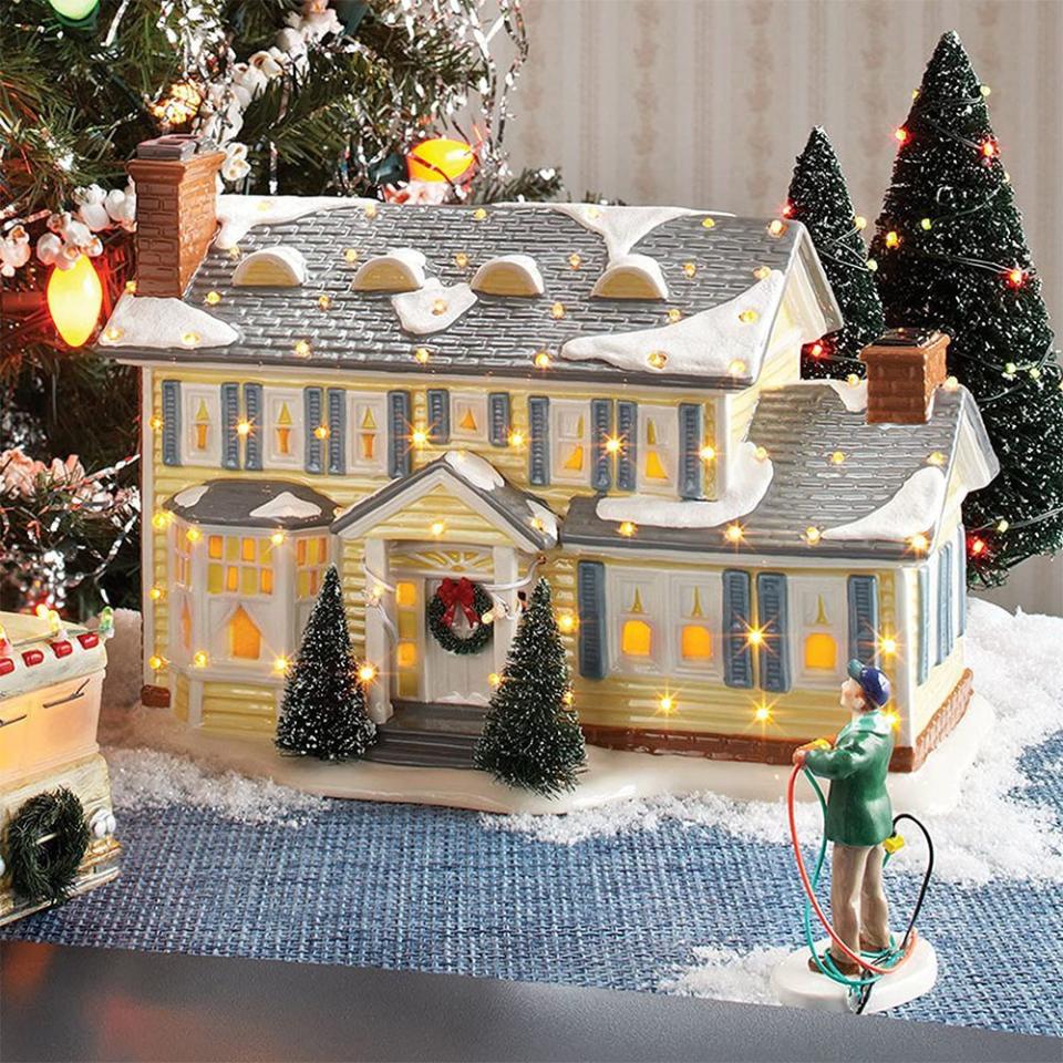 <p><strong>Department 56</strong></p><p>Amazon</p><p><strong>$192.22</strong></p><p>While Clark Griswold faced an uphill battle trying to create the perfect Christmas, you won’t have to share his struggle with this set. This hand-painted National Lampoon’s Vacation Holiday House includes tons of details from the movie. Complete the set with <a href="https://www.amazon.com/Department-56-National-Christmas-Vacation/dp/B00AXSXEIY/?tag=syn-yahoo-20&ascsubtag=%5Bartid%7C2141.g.33584510%5Bsrc%7Cyahoo-us" rel="nofollow noopener" target="_blank" data-ylk="slk:Clark himself;elm:context_link;itc:0;sec:content-canvas" class="link ">Clark himself</a> and even the <a href="https://www.amazon.com/Department-56-National-Christmas-Vacation/dp/B00AXSYRAI/?tag=syn-yahoo-20&ascsubtag=%5Bartid%7C2141.g.33584510%5Bsrc%7Cyahoo-us" rel="nofollow noopener" target="_blank" data-ylk="slk:family tree;elm:context_link;itc:0;sec:content-canvas" class="link ">family tree</a> strapped to the car!</p>