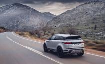 <p>Both engines send torque to the rear axle on demand through a driveshaft that can completely decouple to boost efficiency. P300-trim Evoques come with the latest version of GKN's torque-vectoring <a href="https://www.caranddriver.com/news/a15358097/the-ford-focus-rss-clever-awd-system-will-spread-elsewhere-and-we-think-weve-seen-it-before/" rel="nofollow noopener" target="_blank" data-ylk="slk:Twinster rear axle;elm:context_link;itc:0;sec:content-canvas" class="link ">Twinster rear axle</a>-the same one used to amusing effect in <a href="https://www.caranddriver.com/ford/focus-rs" rel="nofollow noopener" target="_blank" data-ylk="slk:the Ford Focus RS;elm:context_link;itc:0;sec:content-canvas" class="link ">the Ford Focus RS</a>.</p>