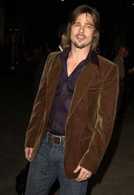 Brad Pitt at the Hollywood premiere of 20th Century Fox's Solaris