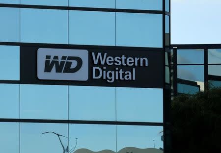 A Western Digital office building is shown in Irvine, California, U.S., January 24, 2017. REUTERS/Mike Blake/Files