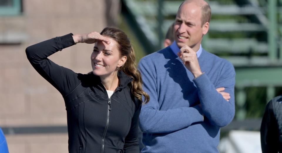 Shop the Duchess of Cambridge's sporty Lululemon jacket before it sells out. (Getty Images)