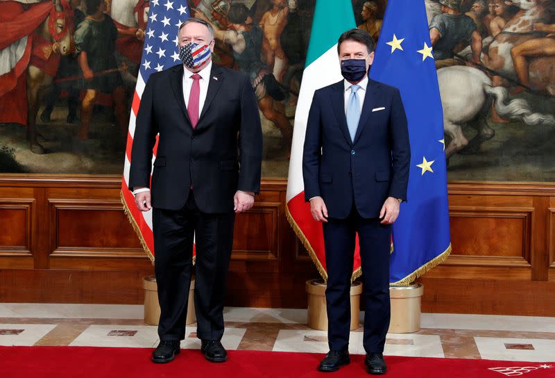 U.S. Secretary of State Pompeo visits Italy
