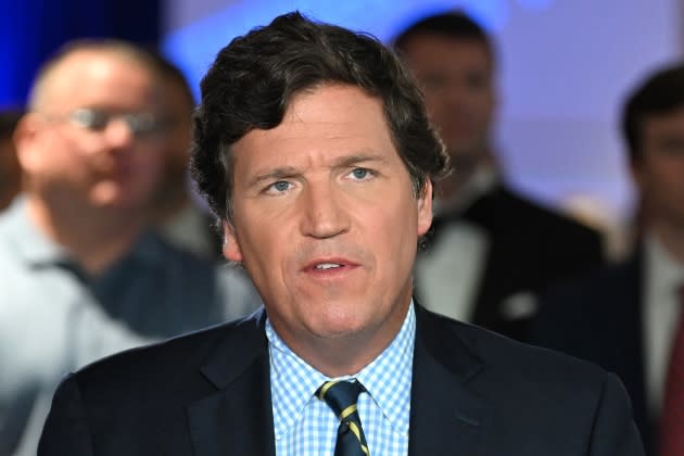 tucker-carlson-leaves-fox.jpg 2022 FOX Nation Patriot Awards - Credit: Jason Koerner/Getty Images