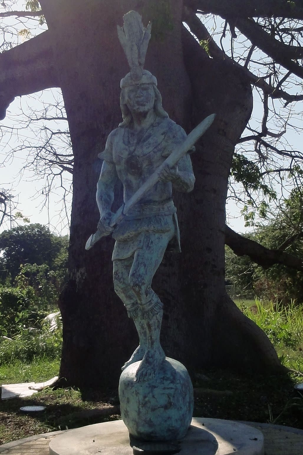 taino statue in ponce, puerto rico