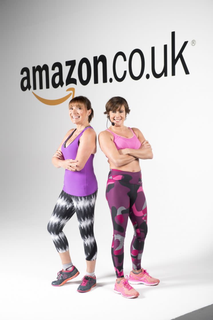 Lorraine and Maxine have now created two fitness DVDs together [Photo: Amazon]