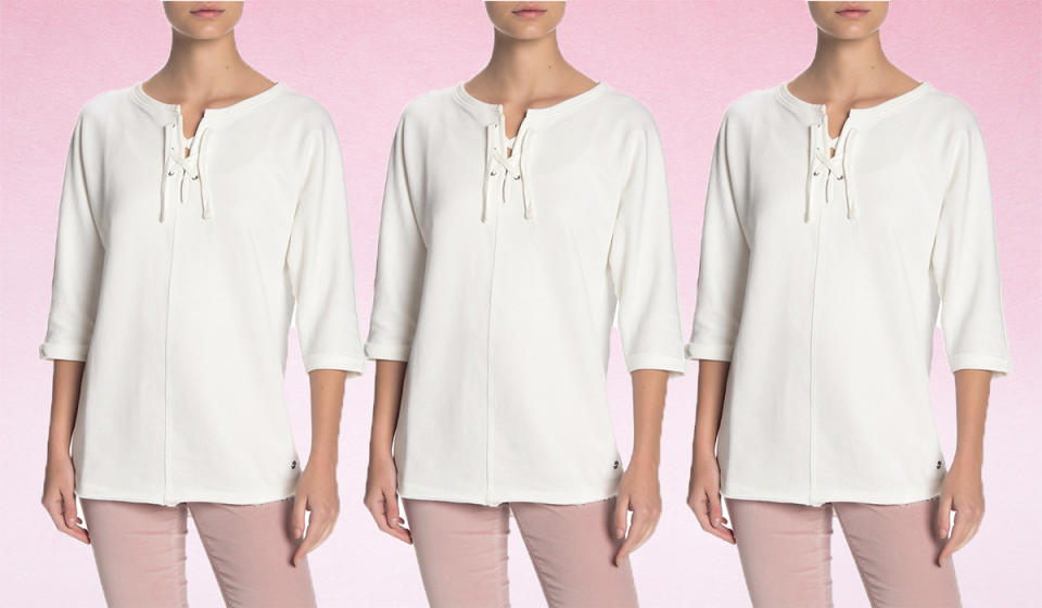 Save 75 percent on this airy top. (Photo: Nordstrom Rack)