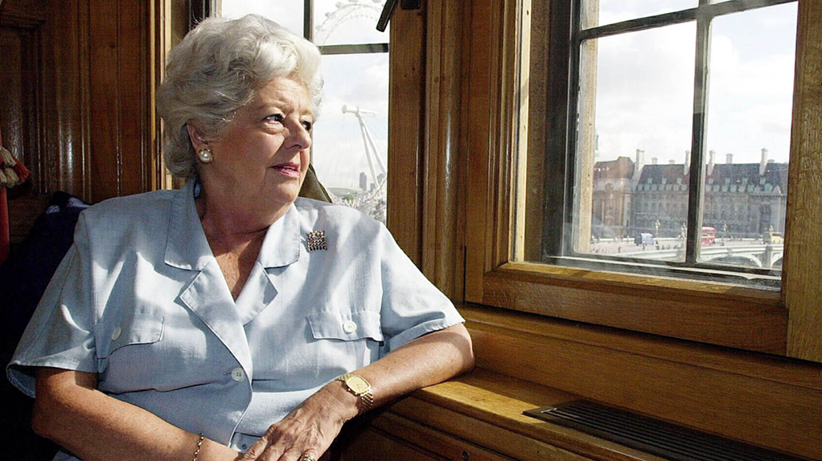 Betty Boothroyd could often be heard paying moving tribute on several occasions to the ideas, ideals and discipline of her father, Archie (PA Wire)