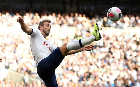 Harry Kane controls the ball - Credit: action images