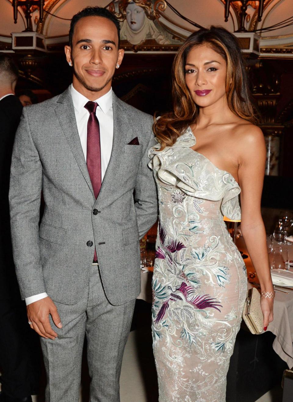 Happier times: Lewis Hamilton and Nicole Scherzinger back in 2014 (Dave Benett)