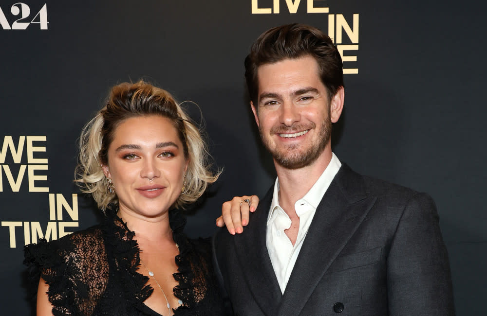 Andrew Garfield and Florence Pugh got carried away during an intimate scene on the set of We Live in Time credit:Bang Showbiz