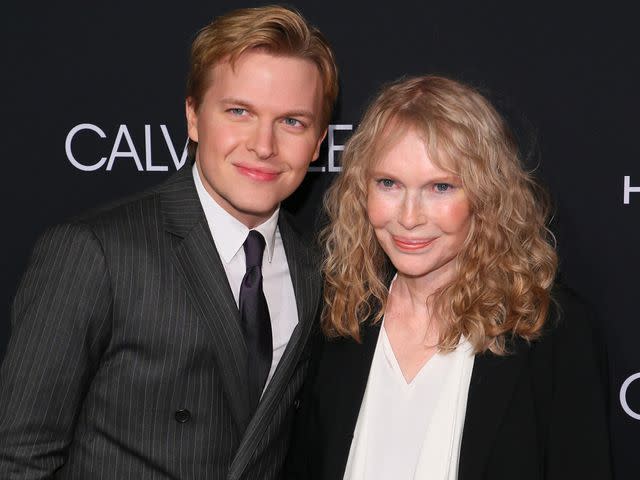 <p>Jean Baptiste Lacroix/WireImage</p> Ronan Farrow and Mia Farrow attend the 25th Annual ELLE Women in Hollywood Celebration on October 15, 2018 in Los Angeles, California.