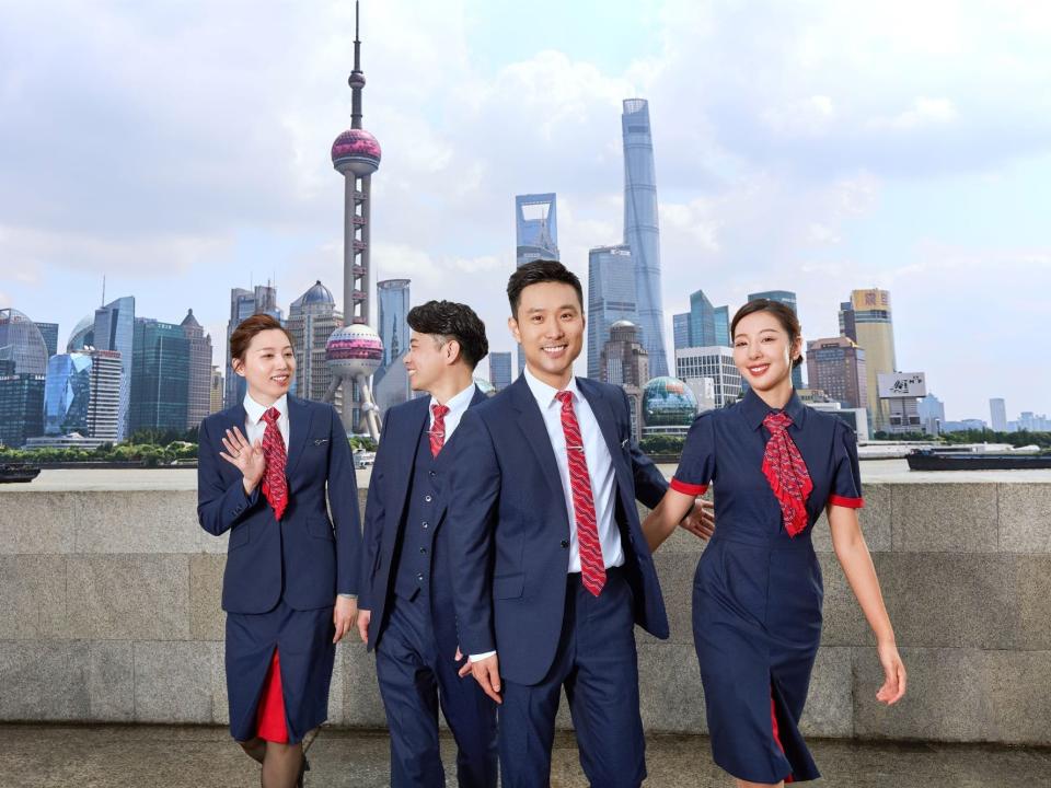 British Airways' new pilot and flight attendant uniforms are here. See