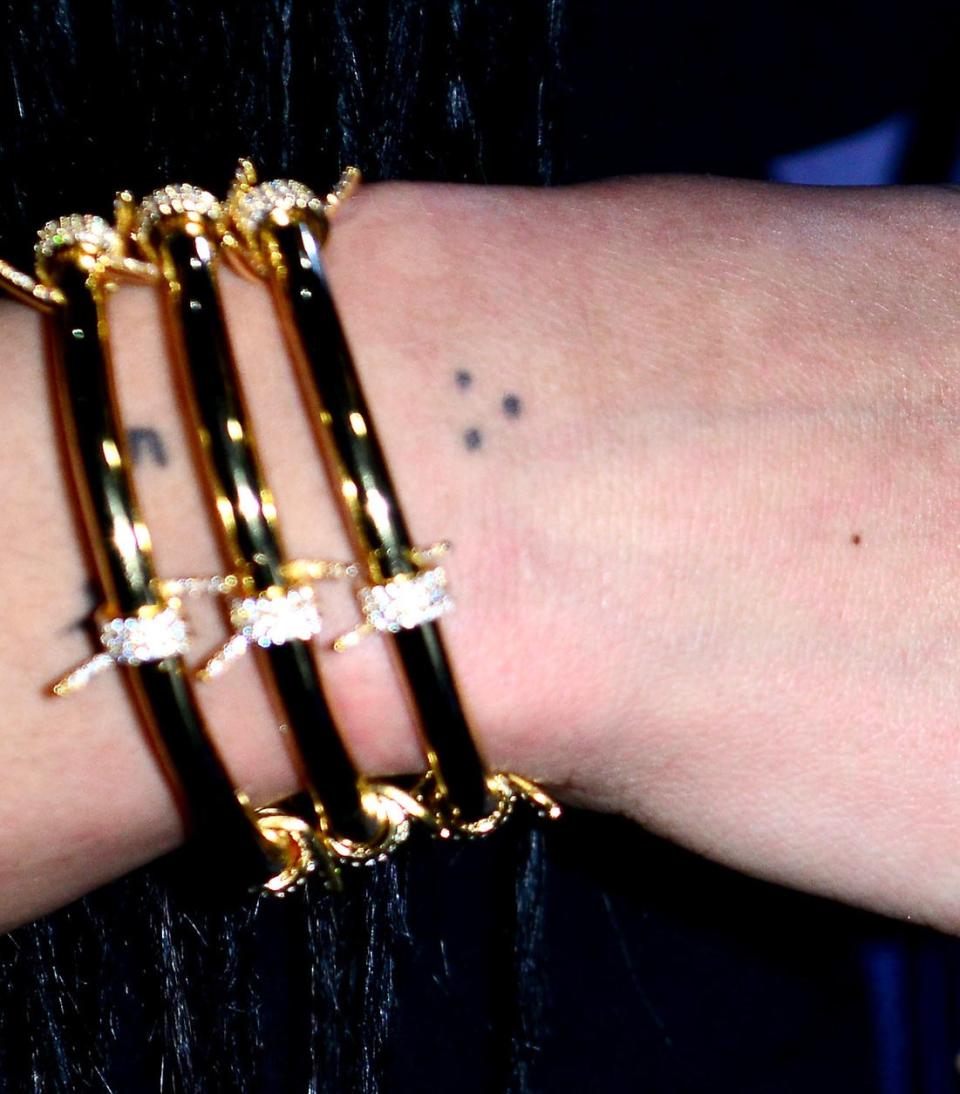 Zoe's tattoo on her wrist