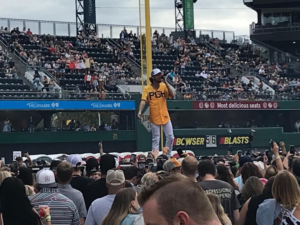 Bailey Zimmerman at PNC Park.