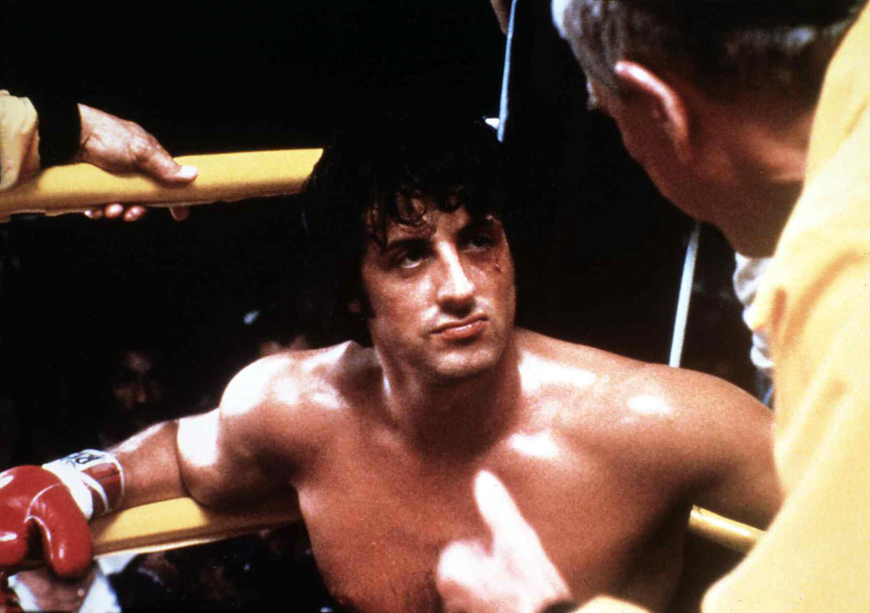 Rocky, EE. UU., 1976, Regie: John G. Avildsen, Darsteller: Sylvester Stallone. (Foto de FilmPublicityArchive/United Archives a través de Getty Images)