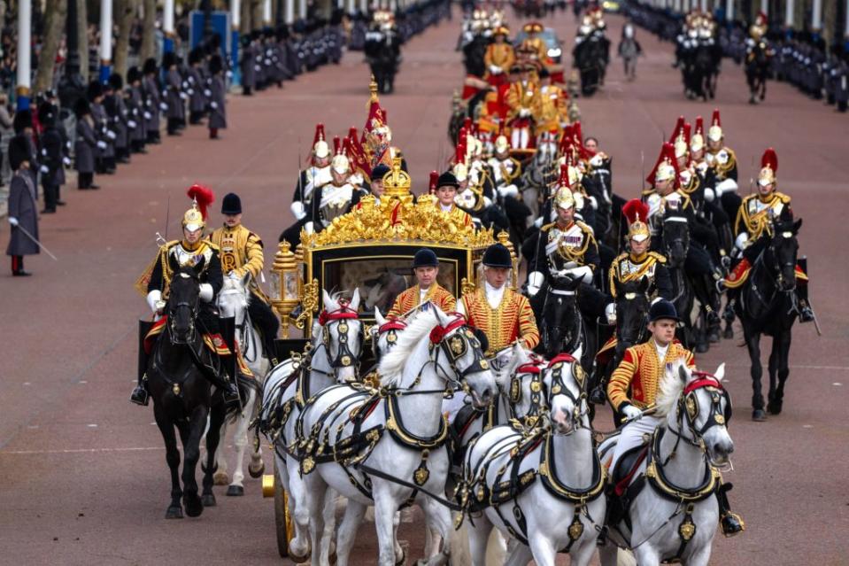 Trooping the Colour is a batch of ceremonial events that mark and celebrate the birthday of King Charles III. Getty Images