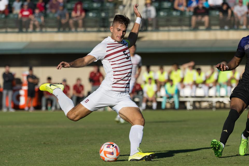 Heath graduate Keegan Hughes recently signed a homegrown contract with the Columbus Crew after an All-American career at Stanford.