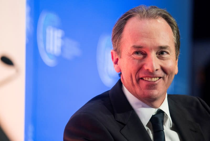 FILE PHOTO: Morgan Stanley Chairman and CEO Gorman speaks during the Institute of International Finance Annual Meeting in Washington