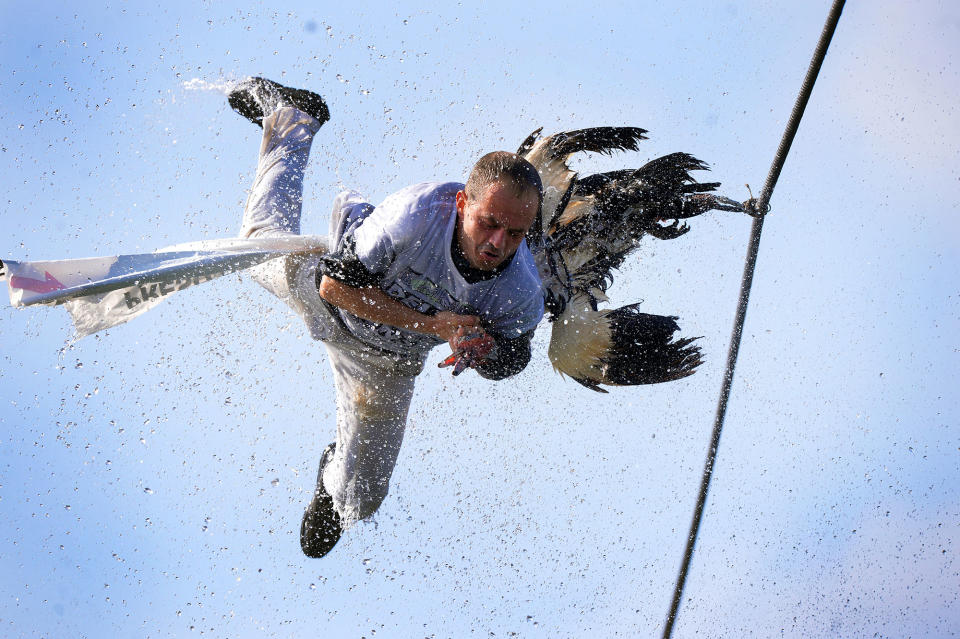 Day of the Goose festivities in Lekeitio, Spain