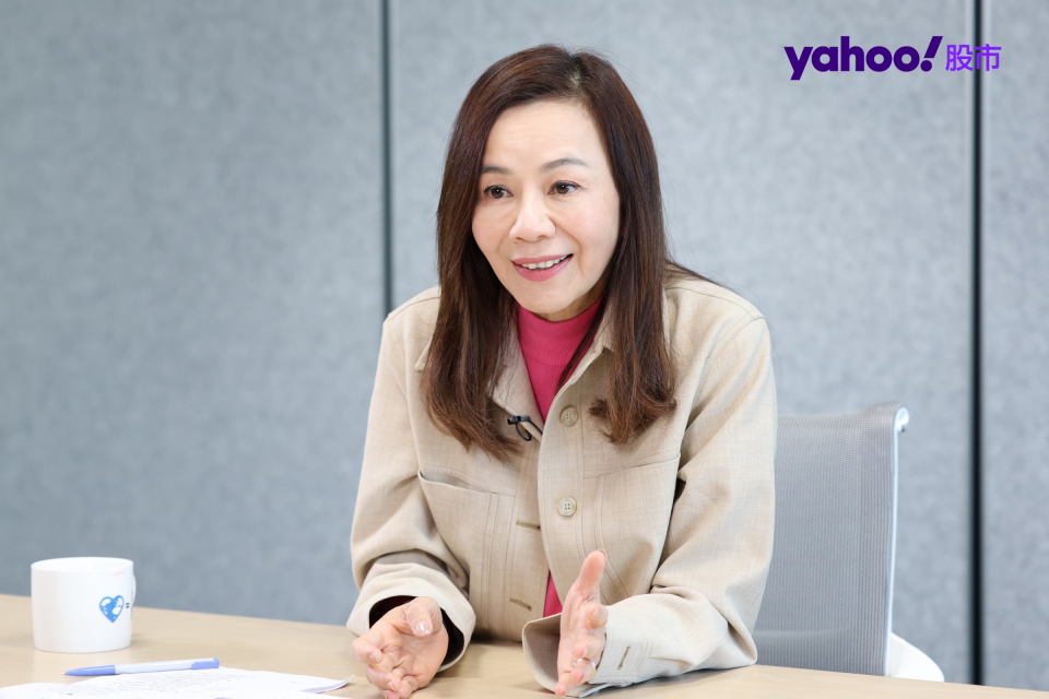 鄒開蓮接受《Yahoo奇摩財經》專訪。圖／Yahoo奇摩股市