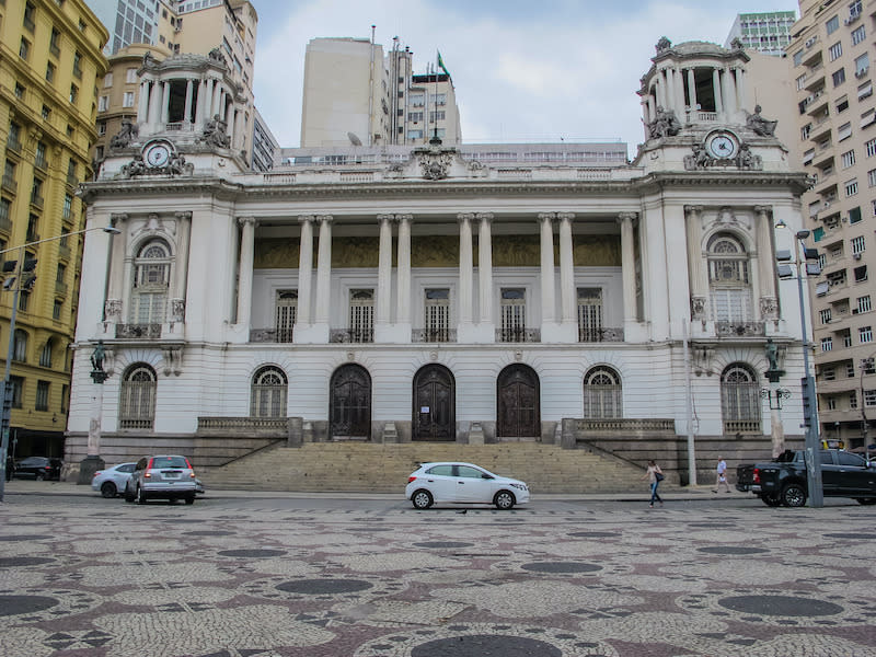 Une rue de Rio de Janeiro au Brésil