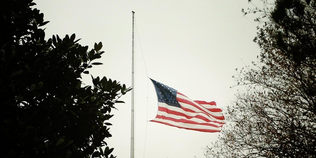 half-staff