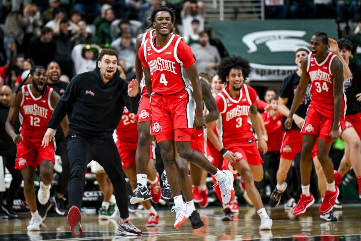 Ohio State basketball stuns Michigan State in East Lansing in dramatic fashion