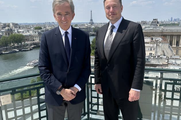 Bernard Arnault Lunches With Elon Musk at Paris' Cheval Blanc