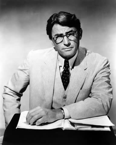 <p>Getty Images</p> Gregory Peck famously wore a Haspel seersucker suit in the movie "To Kill a Mockingbird," says Swillie.