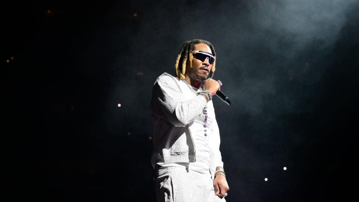 Rapper Future performs during 