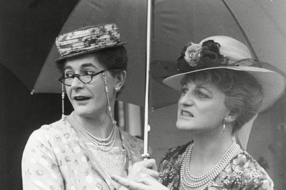 The comedy duo starring in  Dear Ladies (Associated Newspapers)