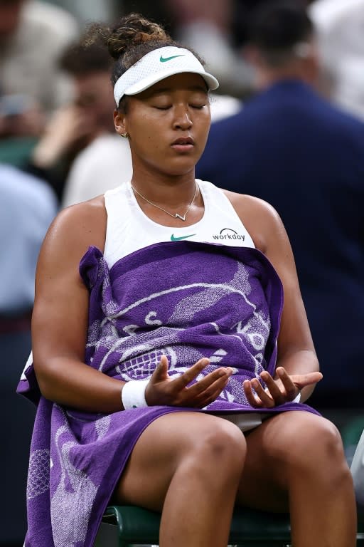 'Always next year': Naomi Osaka in her defeat to Emma Navarro (HENRY NICHOLLS)