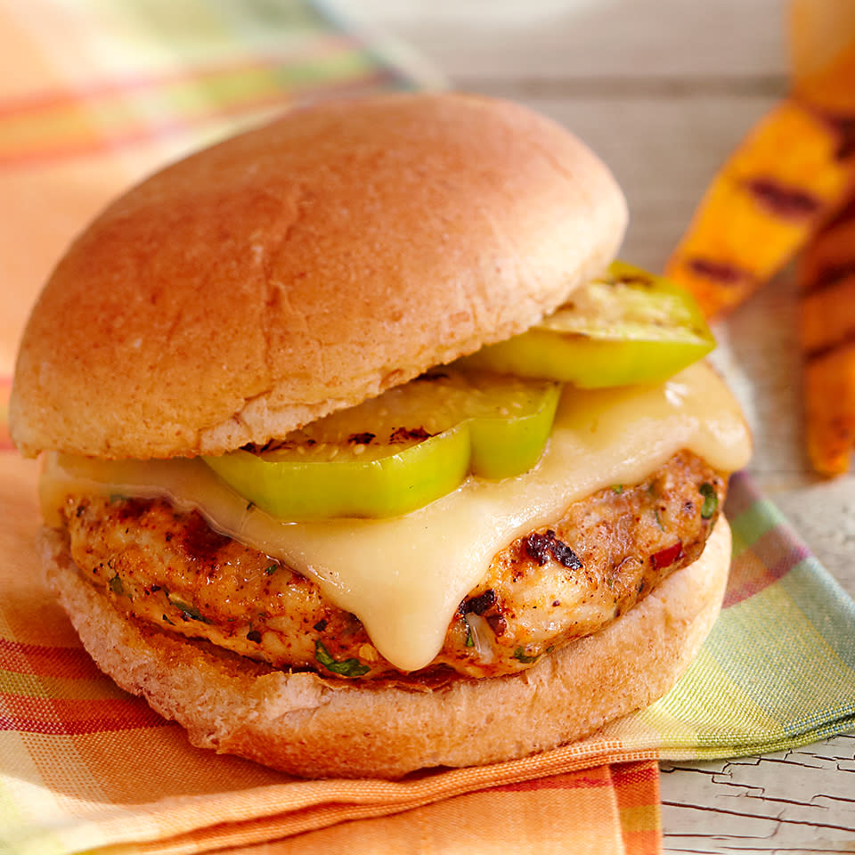 Turkey Tomatillo Burgers