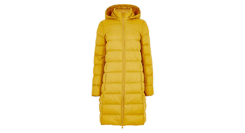 Down & Feather Puffer Coat 