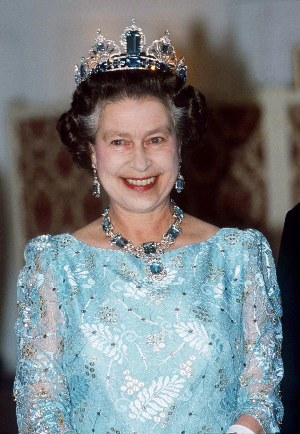 The Brazilian Aquamarine Parure Tiara