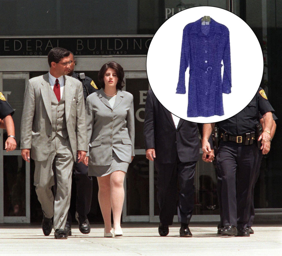 Monica Lewinsky’s Blue Gap Dress