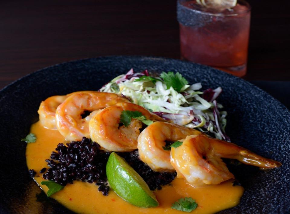 This Margarita garlic shrimp dish is on the menu at Lewis Prime Grill in Loxahatchee.