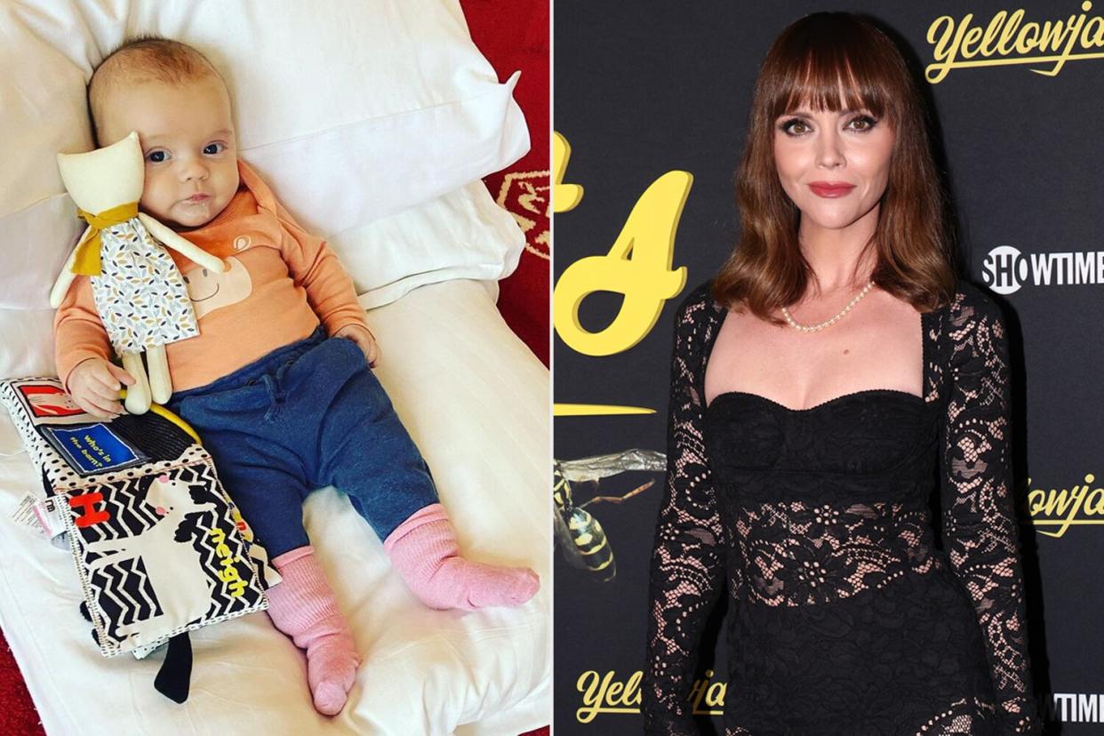 Christina Ricci slept through Emmy announcement because daughter was teething all night
