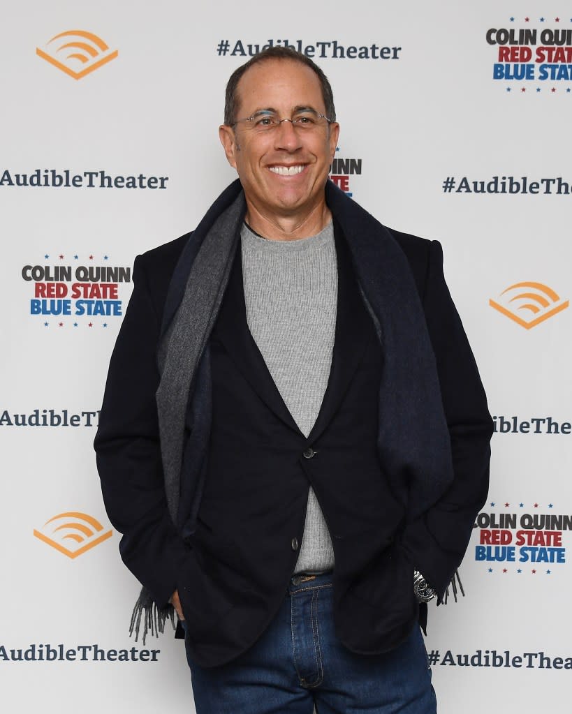 Seinfeld — who directed the movie about the origin of Pop-Tarts — called the English actor “horrible.” Getty Images