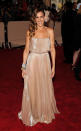 <p>In 2010, Sarah Jessica Parker was a vision at the Met ball in a shimmering, fringed gown by Halston Heritage.</p>