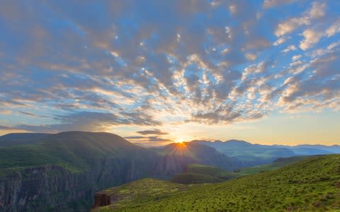 Lesotho can boast spectacular landscapes - Credit: GETTY