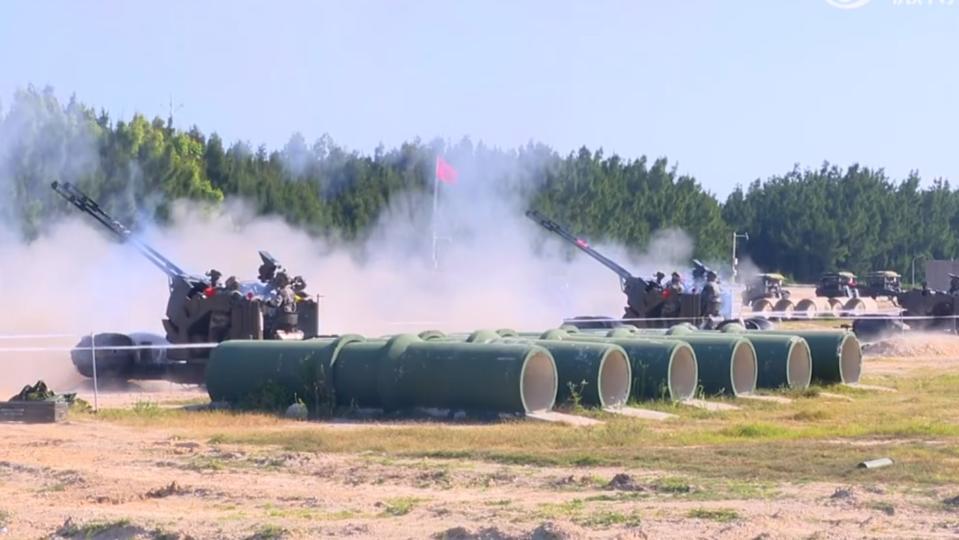 北京當局指出裴洛西若訪台，解放軍不會坐視不管。（圖／翻攝自福建省軍區政治工作局微博）