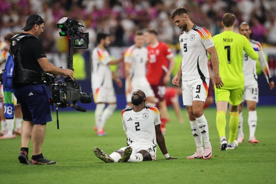 Antonio Rudiger was an injury doubt ahead of the last-16 clash (Getty Images)