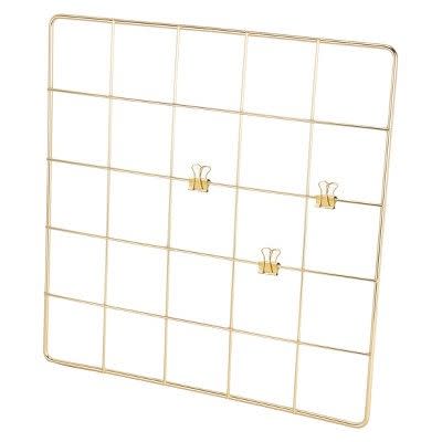 39) Gold Wall Grid